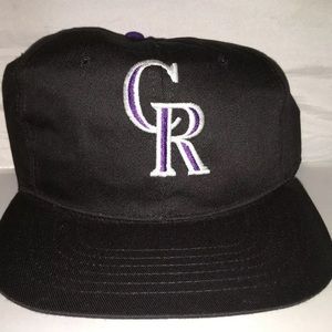 Vintage Colorado Rockies Snapback hat cap rare 90s MLB baseball deadstock rare